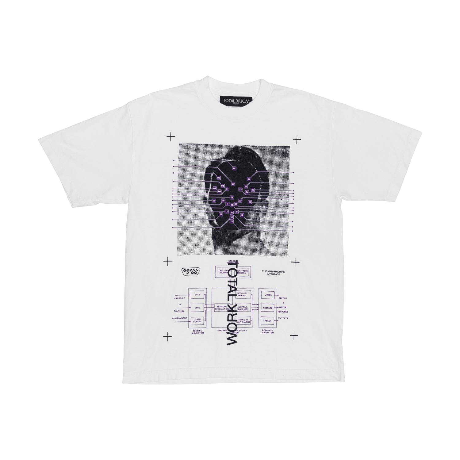 MAN-MACHINE T-SHIRT (WHITE)